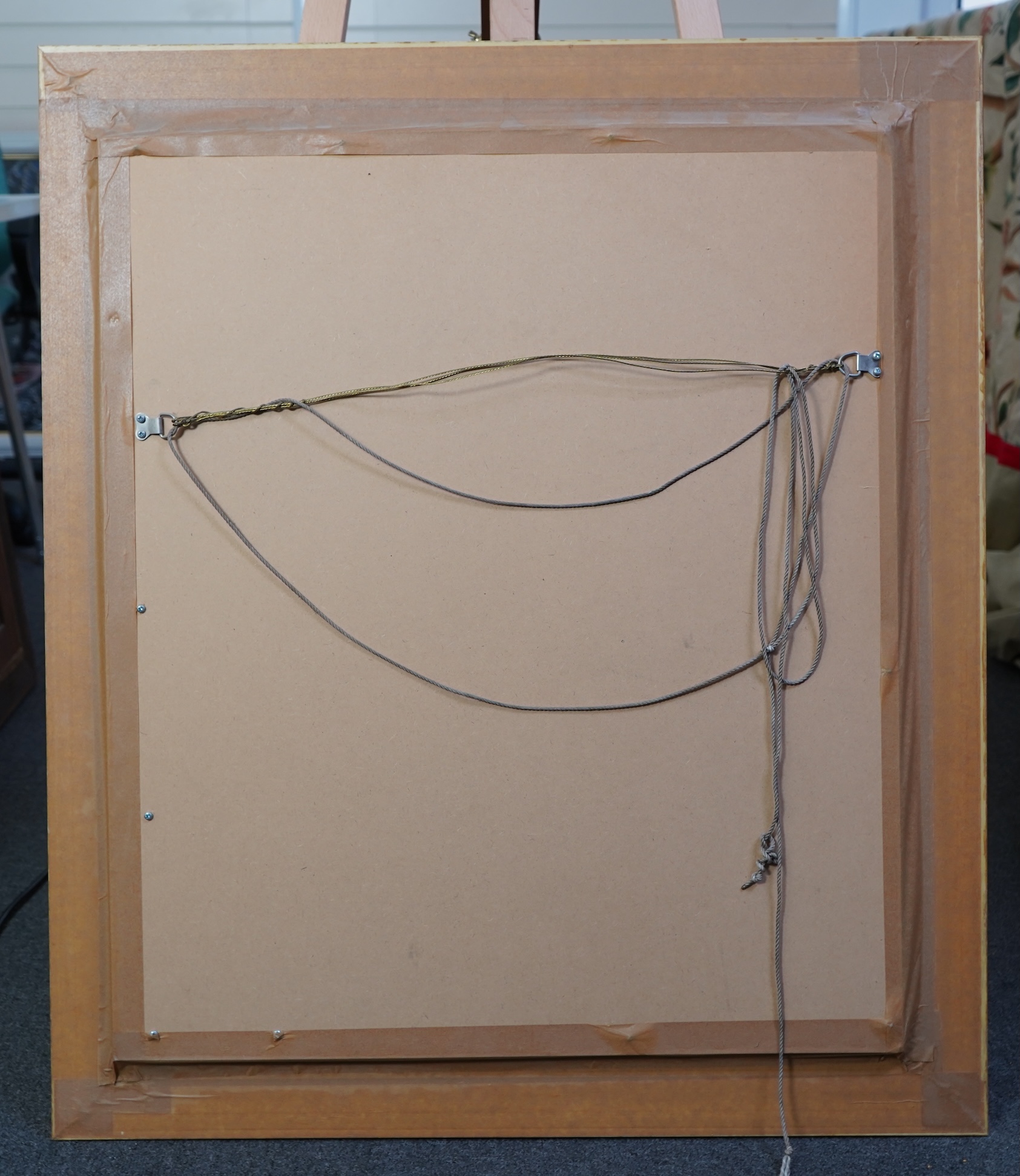 English School, 19th century, A portrait of a seated lady wearing a lace bonnet